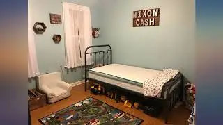 AUFANK Twin Size Bed Frame Metal Platform Victorian Vintage Headboard Footboard No review