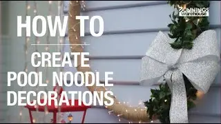 How to Create Pool Noodle Christmas Decorations - Bunnings Warehouse