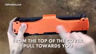 How to Remove Covers and Tabs Before Installing a Toner Cartridge