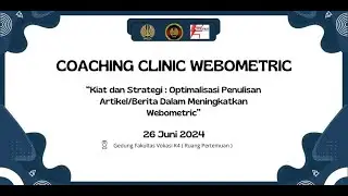 COACHING CLINIC WEBOMETRIC