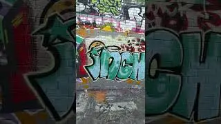 Graffiti Art On Laneway Factory Wall ~ Marrickville | Sydney Australia .