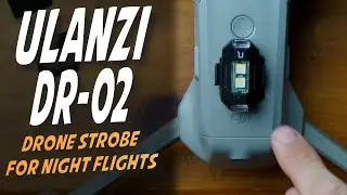 Ulanzi DR-02 Drone Strobe Light Review... Drone Accessories for Night Flights!