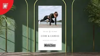CORE & CARDIO с Анастасией Филипьевой | 9 февраля 2026 | Онлайн-тренировки World Class