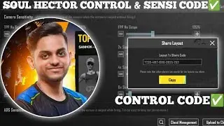 (2023) SOUL HECTOR SENSITIVITY CODE 2.8/ SOUL HECTOR CONTROL CODE 2.8/ #hector ALL BASIC SETTING