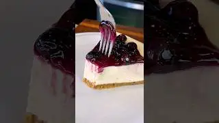 No Bake Blueberry Cheesecake #shorts