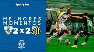 NOVORIZONTINO TROPEÇA DE NOVO E FICA FORA DO G4 - América-MG 2x2 Novorizontino - Melhores Momentos