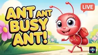 Ants Go Marching | Cute 3D Animated Bug Song for Kids | Ak Tree School Live Rhymes