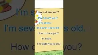 LET'S SING /  HOW OLD ARE YOU?#funenglishforkids
