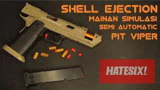 Pit Viper Shell Ejection Mainan Simulasi Semi Automatic