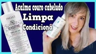 INOAR SENSITINE 3 EM 1 LIMPA CONDICIONA E ACALMA COURO CABELUDO