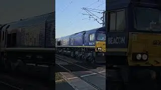 66797,66715,69015,66304, 66738,66710,66687 Passing Claypole loop on 6D80. date: 30th november 2025