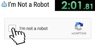 I beat the WORLD RECORD of the Hardest CAPTCHA! (9m44s)