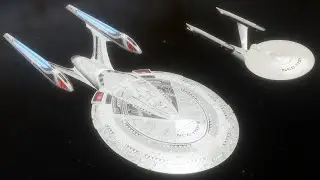 USS Enterprise E v Enterprise Refit Size Comparison