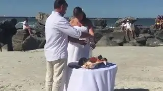 Sand Ceremony at Beach Wedding