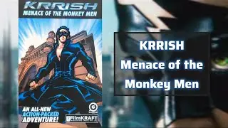 KRRISH Movie Comic Book | Menace of the Monkey Men | @graphicindia | Flipthrough & Review
