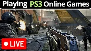 Playing PS3 Online Games With Viewers LIVE!!