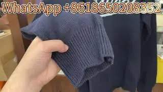 Unboxing Gucci Dark Blue Intarsia Wool Sweater | Luxury Knitwear Essential! 🧶✨