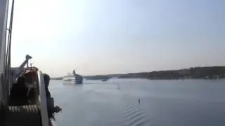 Навстречу парому Silja Line