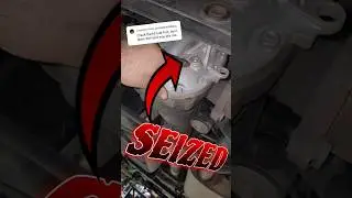 STUCK DRAIN PLUG, OH NOOO #shorts #auto #mechanic