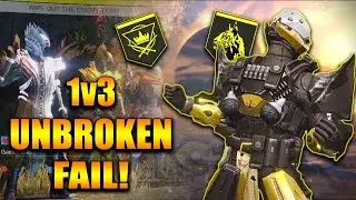 Destiny - 1v3 Trials of Osiris BulletProof & Unbroken Fail :(