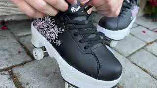 Roller Skates that transform into Shoes from Amazon