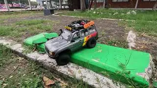 Toyota Land Crusier fms esc 1:10 #rcoffoad #crawlerrc #offroad #fmsrc #rccar #rccrawler  #hobbyrccar