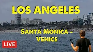 LIVE Santa Monica to Venice Walk | Los Angeles Live Cam