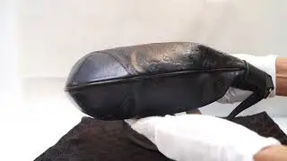 E4806 GUCCI Black Guccissima Leather Shoulder Bag REVIEW |PRE-OWNED