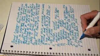 1 - HOUR ASMR writing sounds - no talking - video for sleeping and relaxing