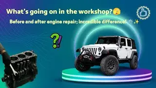 Repair shop in silence: only sound, only hands, only mechanics