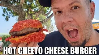Hot Cheetos Cheese Burger - OC Fair 2021
