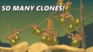 What Happens If You Clone The Man In The Pot? - MODDED Getting Over It With Bennett Foddy