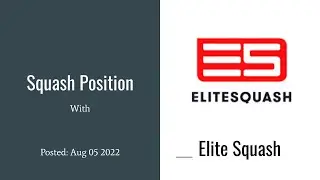 Squash Job - Squash Coach at Elite Squash - UK - Squashgeek