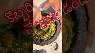 కొబ్బరి పచ్చడి #ytshorts #telugushorts #telugufoodvlogs #kobbari #pachadi  #recepies #rotipachadi