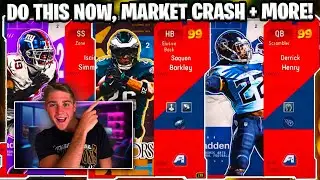 DO THIS NOW! MARKET CRASH COMING!? FAN APPRECIATION PART TWO, GOLDEN TICKETS + MORE IN MADDEN 25!