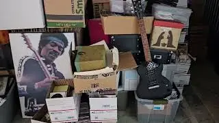 Storage unit in Tennessee with musical equipment and recorded music (CDs, Cassettes,  Records)
