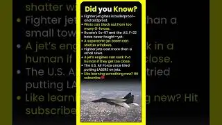 Fighter Jets Do What?!  #facts #shorts