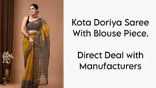 Kota Doriya Sarees | Free Shipping | Kota Doria Saree Wholesale & Manufacturers #shopnow 