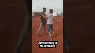 Chinese man vs black man fights at work place😱😱