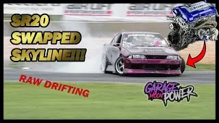 (Raw Drifting) Garage Moon Power SR20 R32