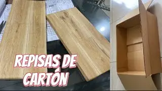 Как сделать красивые полки из картона