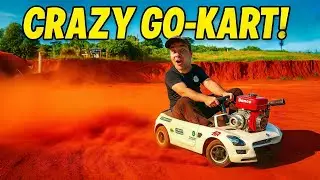 Coloquei marcha ré no (MERCEDÃO) go kart caseiro do cliente