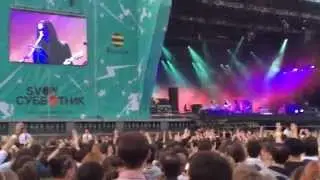 Placebo - Running up that hill [HD] /05.07.2014. SVOY СУББОТНИК. Москва. Парк Горького/