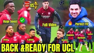 ✅INSIDE TRAINING! &Oslash;degaard, Rice, GYKORES, SAKA..🔥ARSENAL TRAINING& UPDATES AHEAD OF FC Kairat CLASH