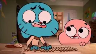 : comunicación visual del maravilloso mundo de gumball.