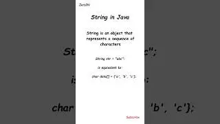 String in Java part 1 | Java tutorial 