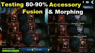 Darkness Rises Testing Accessory Fusion 80-90% & Morphing