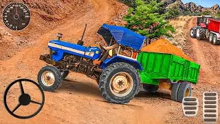 Farming Tractor Trolley Simulator - Offroad Cargo Transport Sim 2021 ||| Android Gameplay
