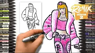 Drawing Ice Spice Fortnite Chapter 2: Remix