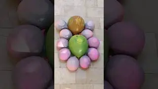 Tranquil Water Balloons Popping: Guess The Water Color's #balloon #shorts #trending #funny #foryou
